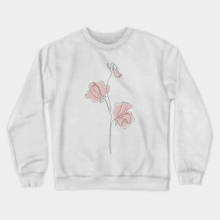 Blush Sweet Pea Crewneck Sweatshirt